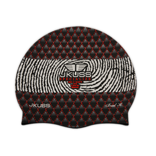 JKUSS BK-14C White Swim Cap